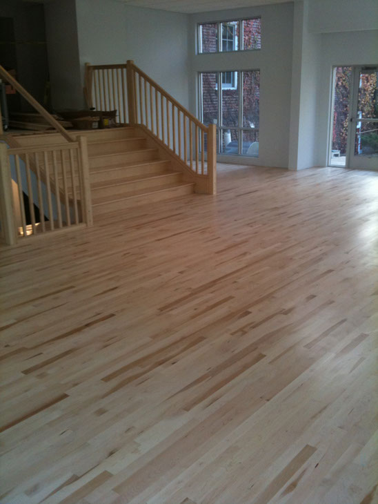 Second Grade Yellow Birch Hardwood Floors