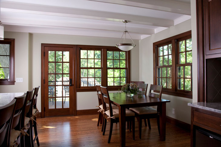 Oak hardwood flooring